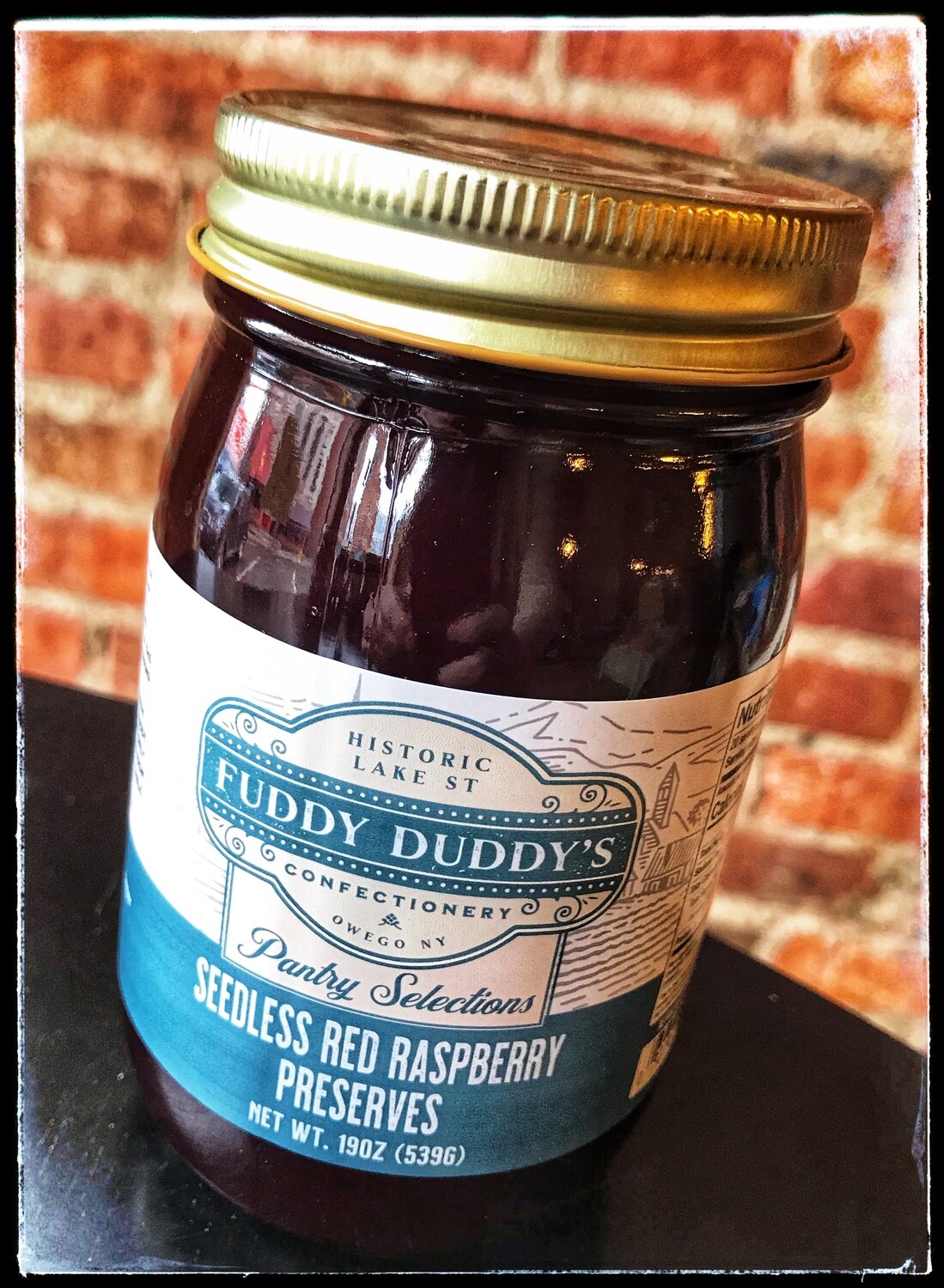 Fuddy Duddy's Seedless Red Raspberry Preserves