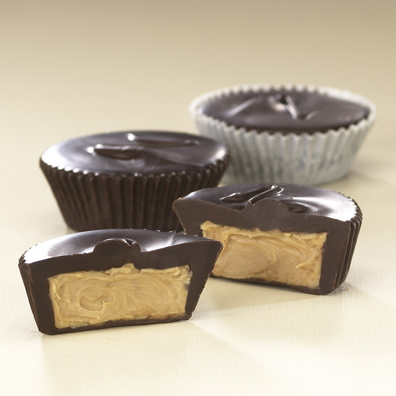 Large Dark Chocolate Peanut Butter Cup