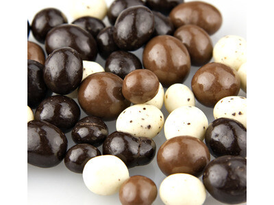 Tri-Colored Chocolate Coffee Beans