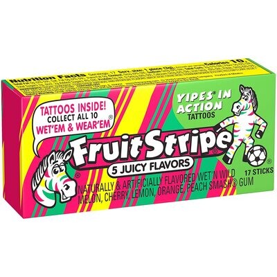 Fruit Stripe Chewing Gum