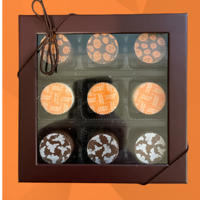 Artisan Chocolate Halloween Truffle Gift Boxes
