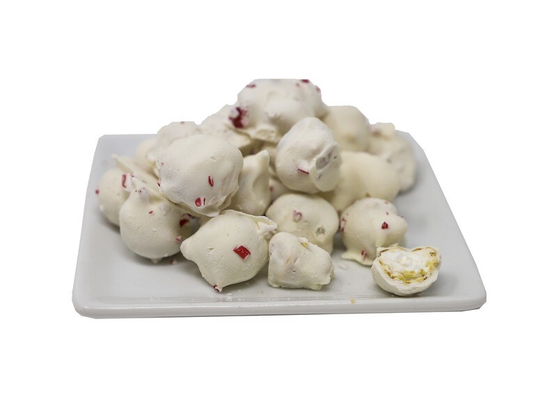 Candy Cane Crunch Popcorn