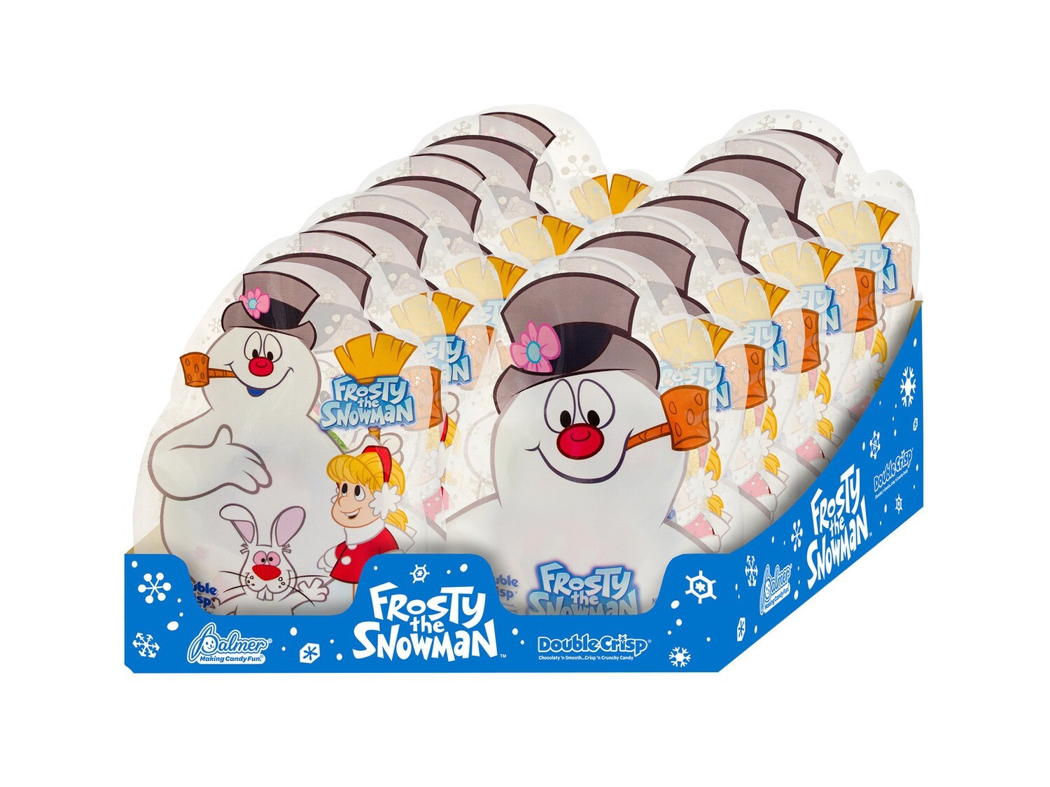 Frostie the Snowman Double Crisp Chocolate Candies