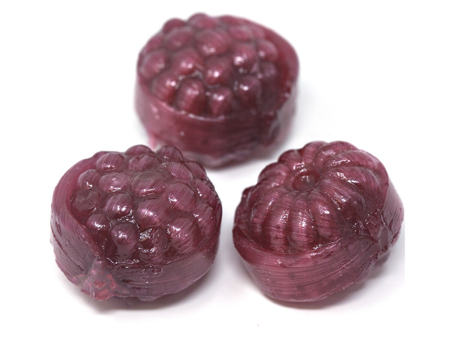 Filled Red Candy Raspberries