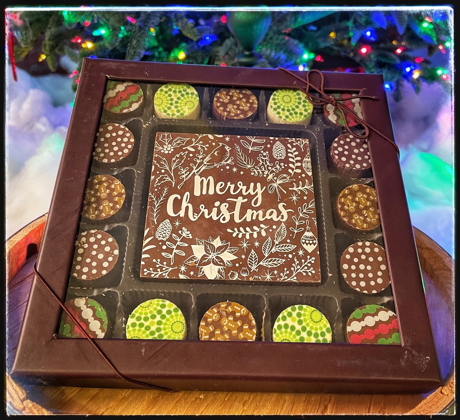 Artisan Chocolate Truffle Set - Merry Christmas
