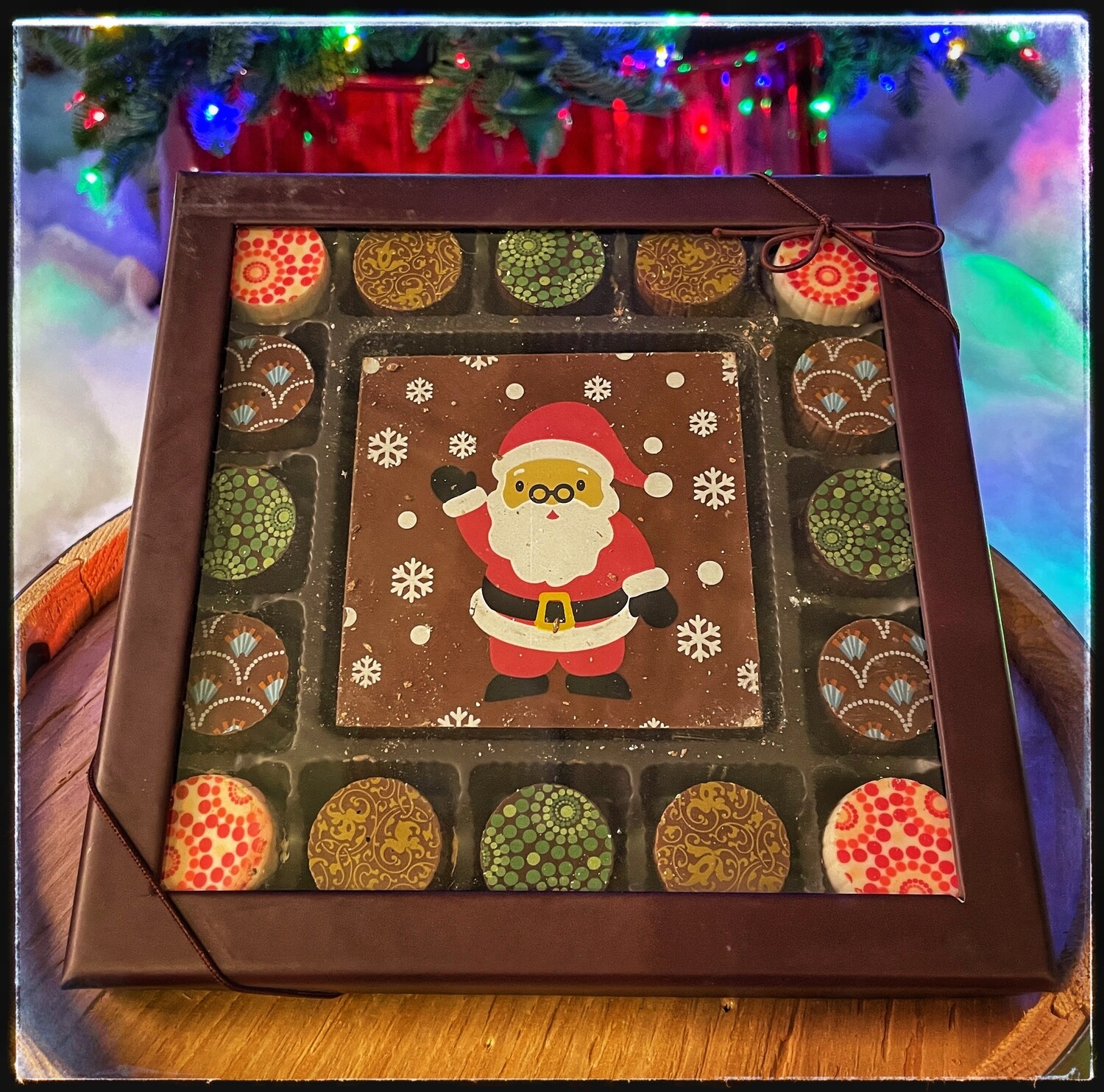 Artisan Chocolate Truffle Set - Santa Claus