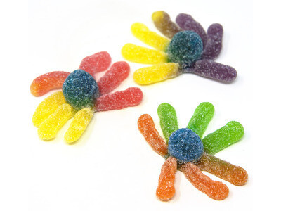 Gummy Sour Spiders