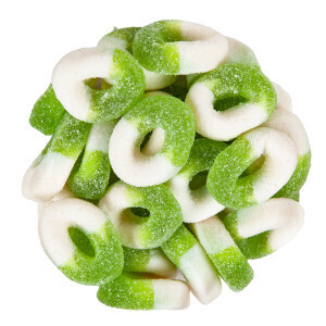 Gummy Green Apple Rings