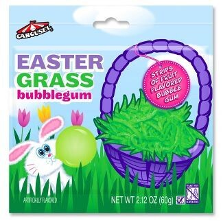 Easter Grass Bubblegum Pouch