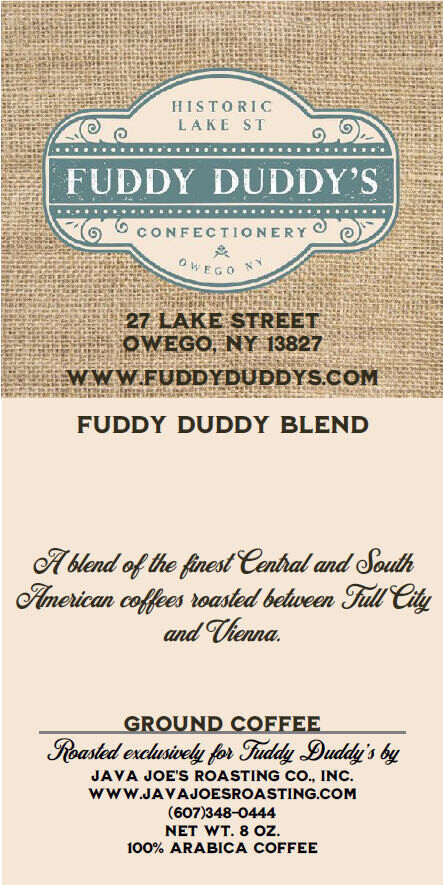 Fuddy Duddy Blend Fuddy Duddy's Whole Bean Coffee