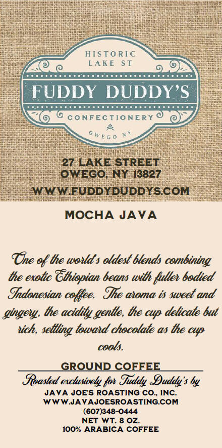 Mocha Java - Fuddy Duddy's Ground Coffee