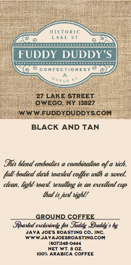 Black & Tan - Fuddy Duddy's Whole Bean Coffee