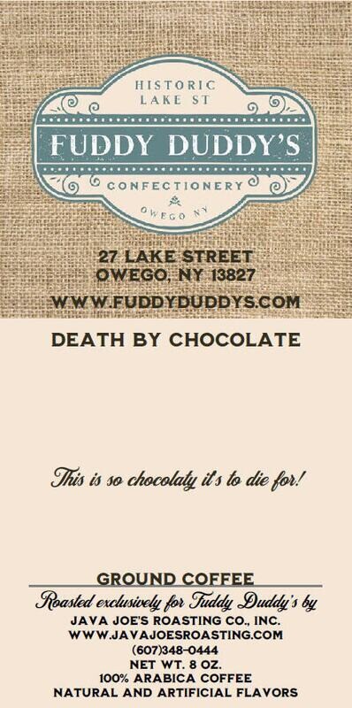 Death By Chocolate - Fuddy Duddy&#39;s Ground Coffee