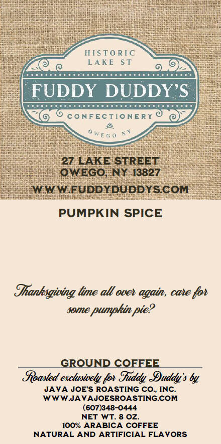 Pumpkin Spice - Fuddy Duddy's Ground Coffee