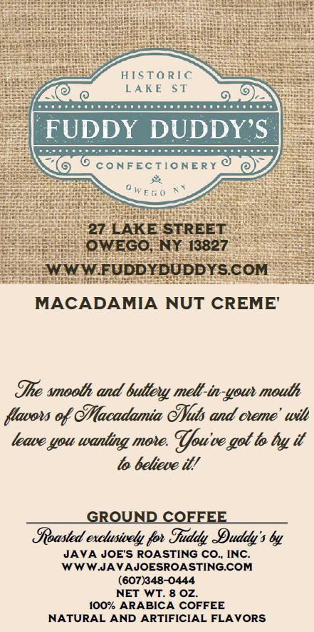 Macadamia Nut Creme - Fuddy Duddy's Ground Coffee