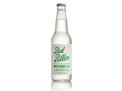 Red Ribbon Mint Ginger Ale Soda
