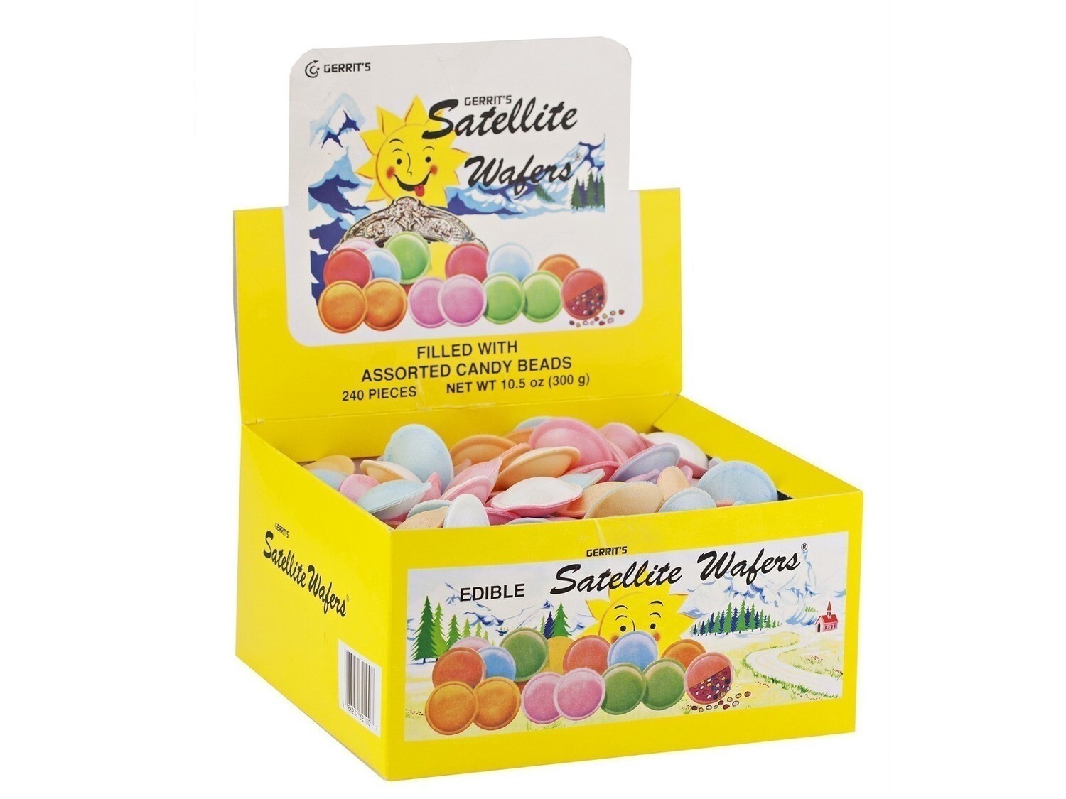 Satellite Wafers Candy
