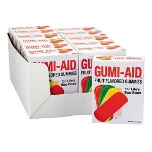 Gumi-Aid Fruit Flavored Gummy Band Aids