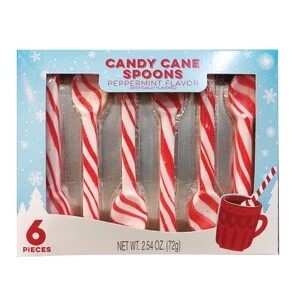 Candy Cane Peppermint Hot Cocoa Spoons