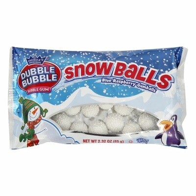 Dubble Bubble Snowballs - Blue Raspberry Gumballs