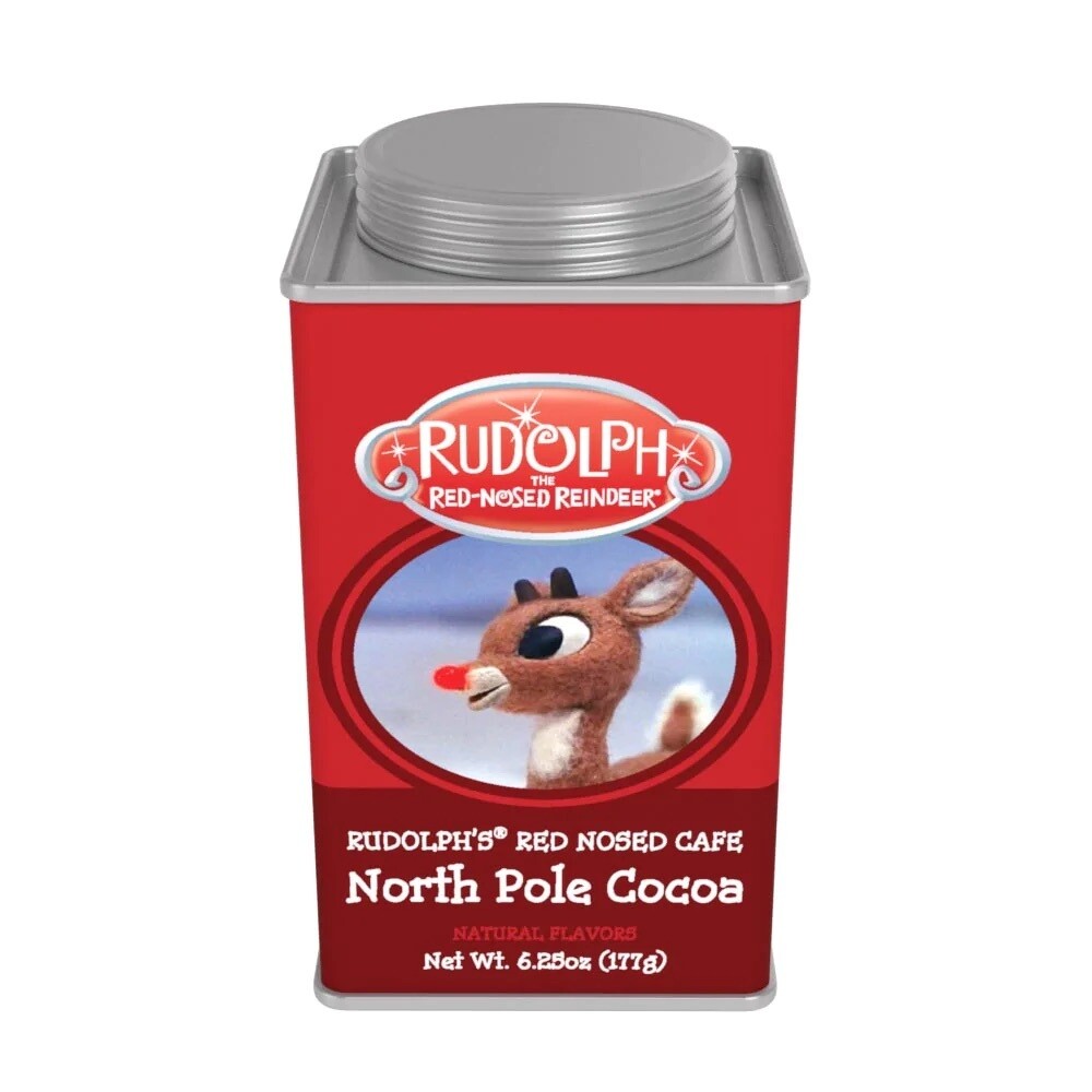 Rudolph's Red Nose Cafe North Pole Cocoa Tin