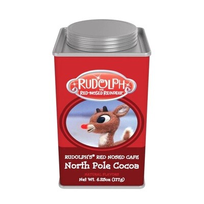 Rudolph's Red Nose Cafe North Pole Cocoa Tin