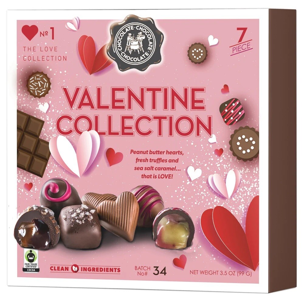 Valentine Chocolate Truffle Collection - 7 Piece