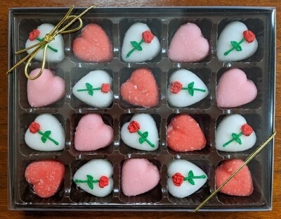 Valentine French Creme Gift Box - Set of 20