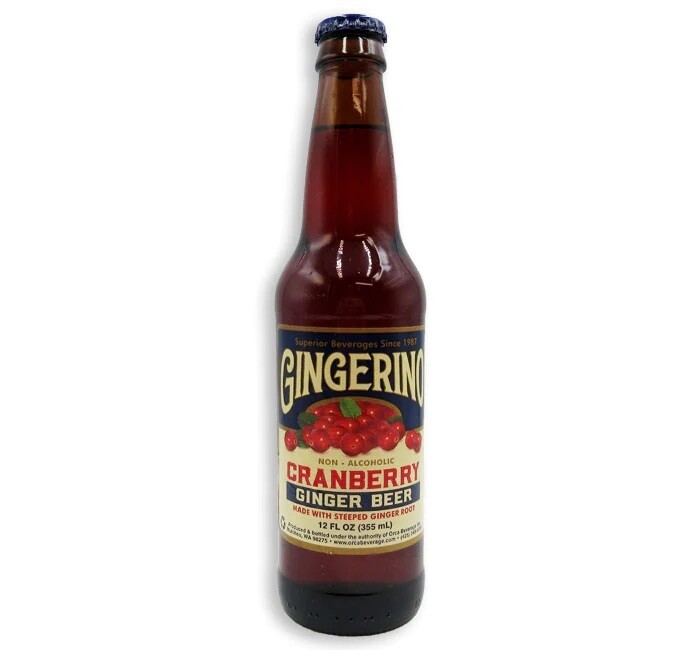 Gingerino Soda - Cranberry Ginger Beer