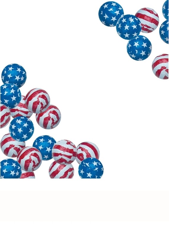 Madelaine Milk Chocolate Stars &amp; Stripes Balls
