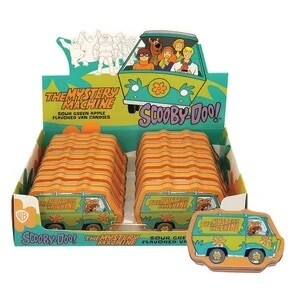 The Scooby Doo Mystery Machine Sour Green Apple Candy Tin