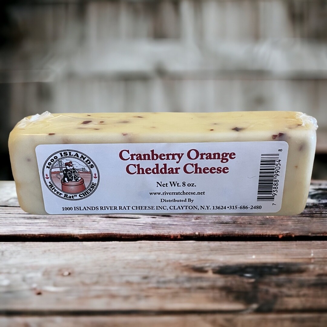 River Rat Cranberry Orange Cheddar Cheese