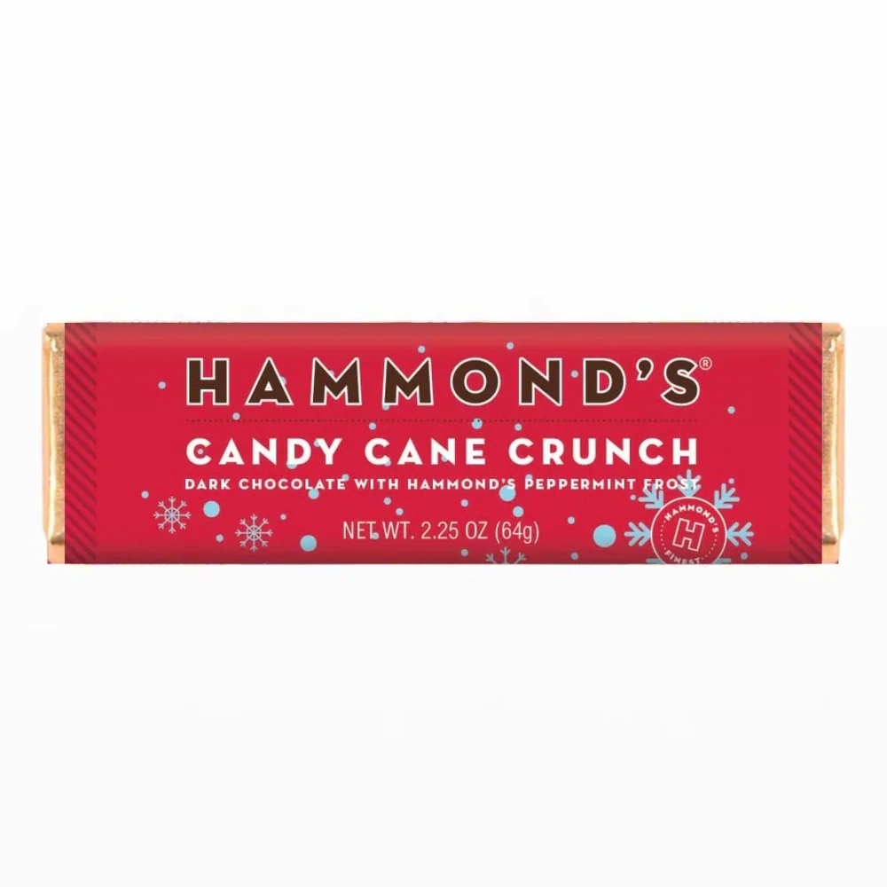 Hammond's Candy Cane Crunch Chocolate Bar