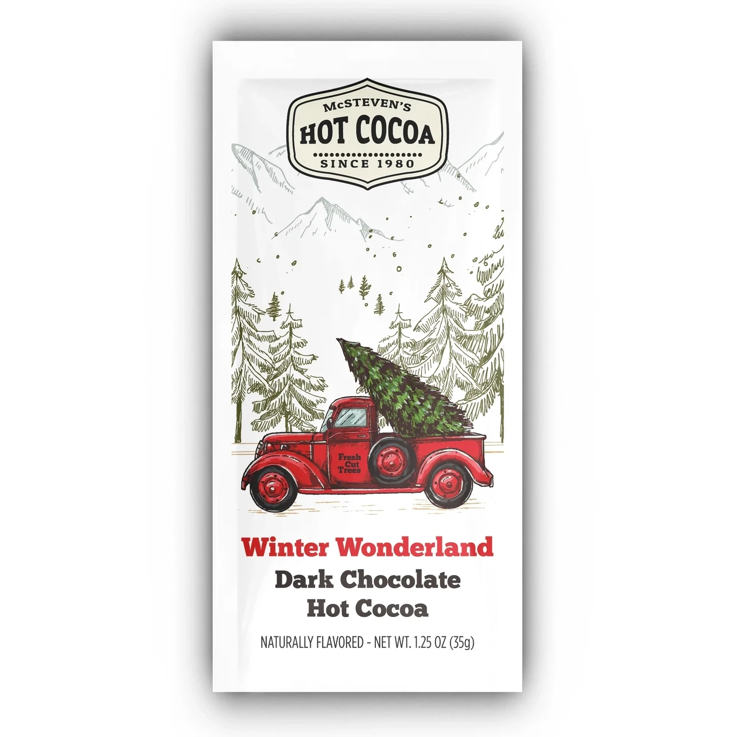 Winter Wonderland Dark Chocolate Hot Cocoa Packet
