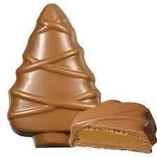 Milk Chocolate Peanut Butter Christmas Trees