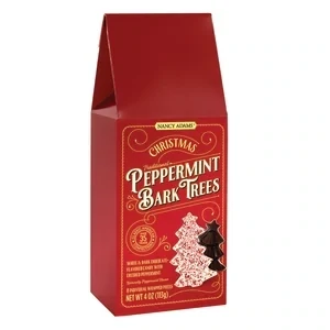 Christmas Peppermint Bark Trees Gift Box