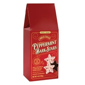 Christmas Peppermint Bark Stars Gift Box