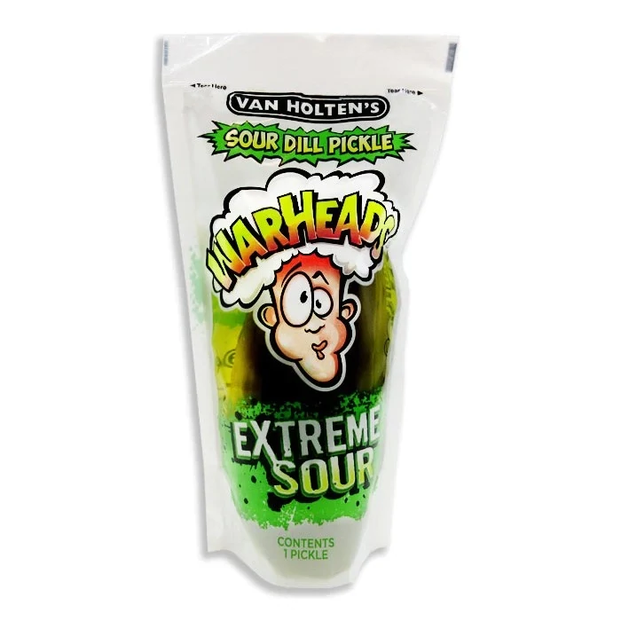 Warheads Extreme Sour Pickle in a Pouch