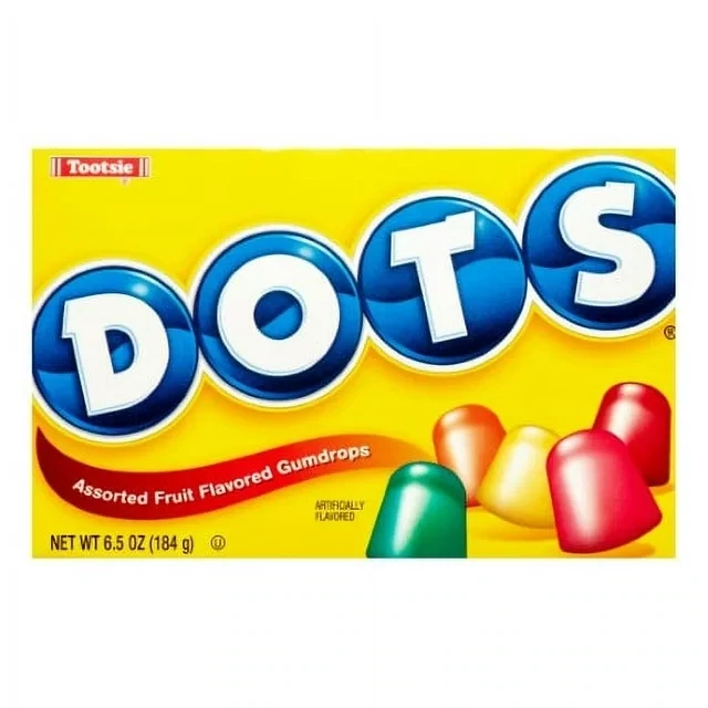 Dots Assorted Fruit Flavor Gumdrops