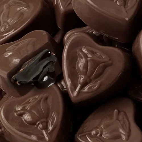 Dark Chocolate Lava Cake Hearts