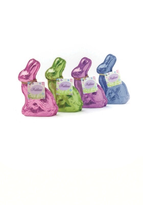 Madelaine Solid Milk Chocolate Foiled Easter Bunnies