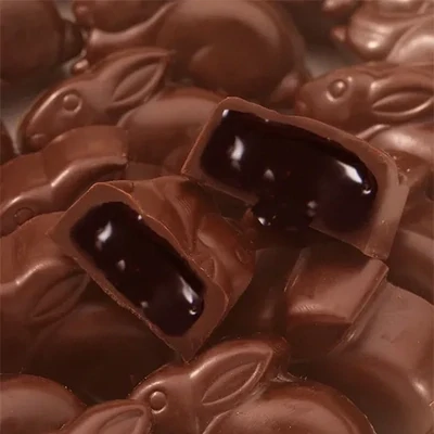 Dark Chocolate Lava Cake Bunnies