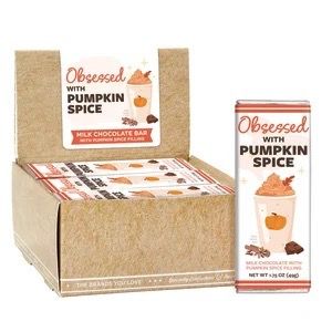 Obsessed with Pumpkin Spice Milk Chocolate Bar
