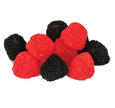 Gummy Raspberries &amp; Blackberries
