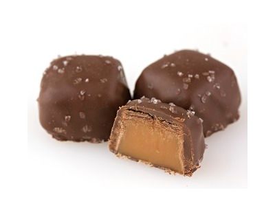 Milk Chocolate Vanilla Caramels with Sea Salt