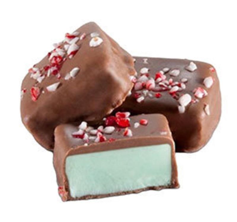 Milk Chocolate Mint Meltaway Squares