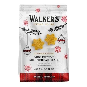 Walker&#39;s Mini Shortbread - Festive Stars