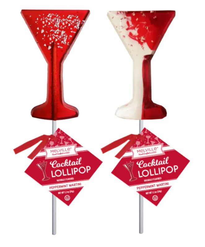 Melville Peppermint Martini Cocktail Lollipops
