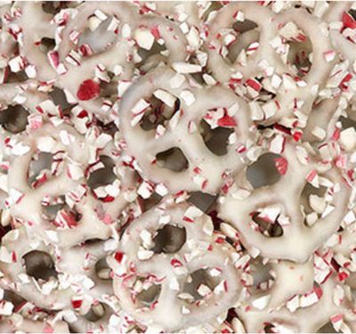 Peppermint Crunch Pretzels