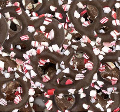 Chocolate Peppermint Pretzels